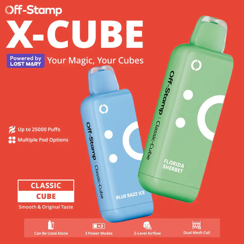 OFF STAMP X CUBE POD 25,000 HITS