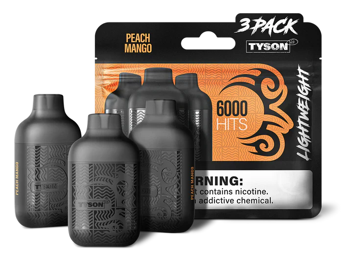 TYSON 3 PACK 6,000 HITS