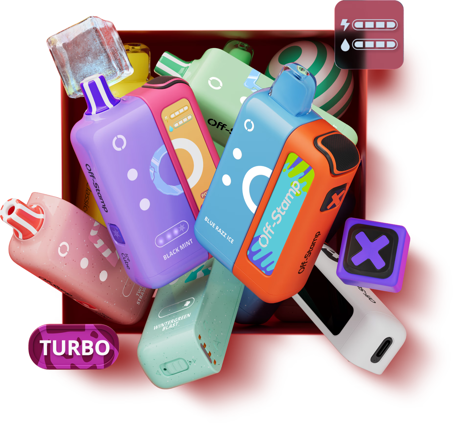 OFF STAMP X CUBE KIT 25,000 HITS