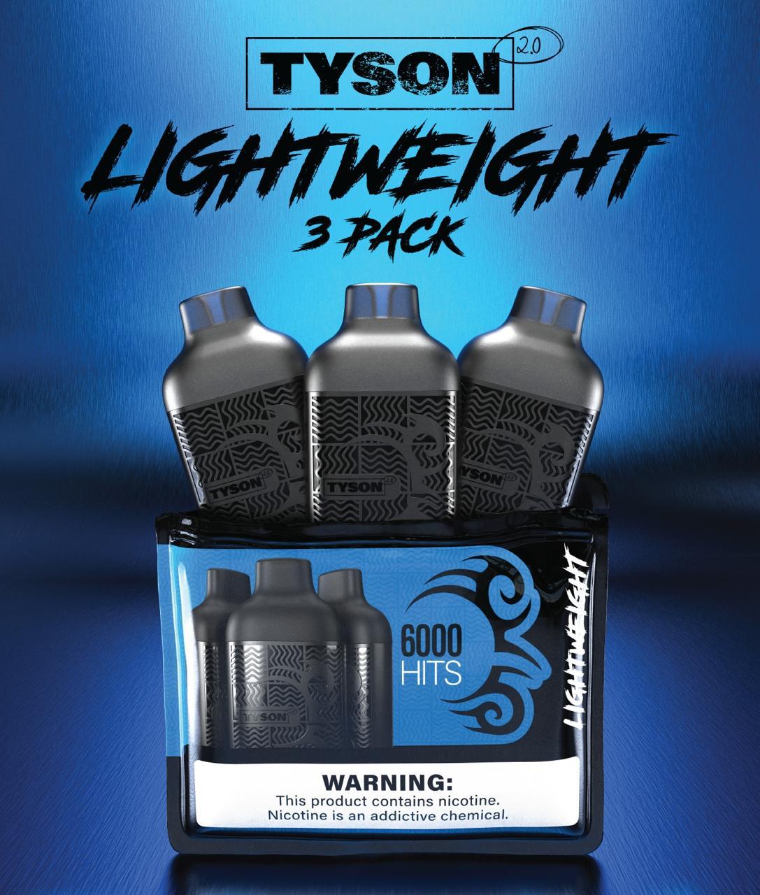TYSON 3 PACK 6,000 HITS